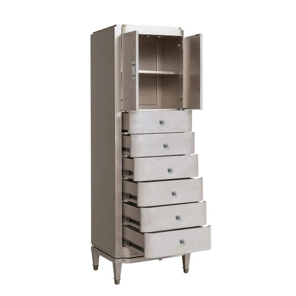 Zoey Silver Swivel Lingerie Chest, image 6