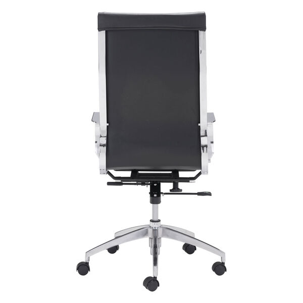 Glider Hi Back Office Chair Black, image 4