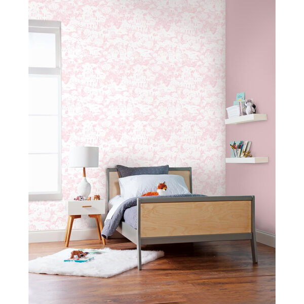 A Perfect World Pink Quiet Kingdom Wallpaper - SAMPLE SWATCH ONLY, image 5