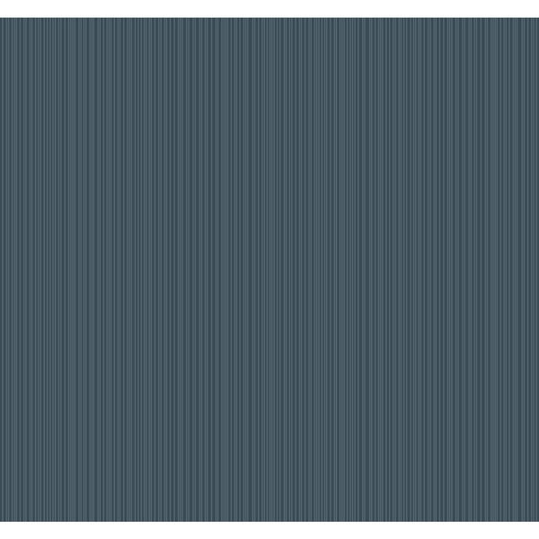 Stripes Resource Library Navy Cascade Stria Wallpaper – SAMPLE SWATCH ONLY, image 1