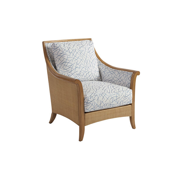 Upholstery White Nantucket Raffia Chair, image 1