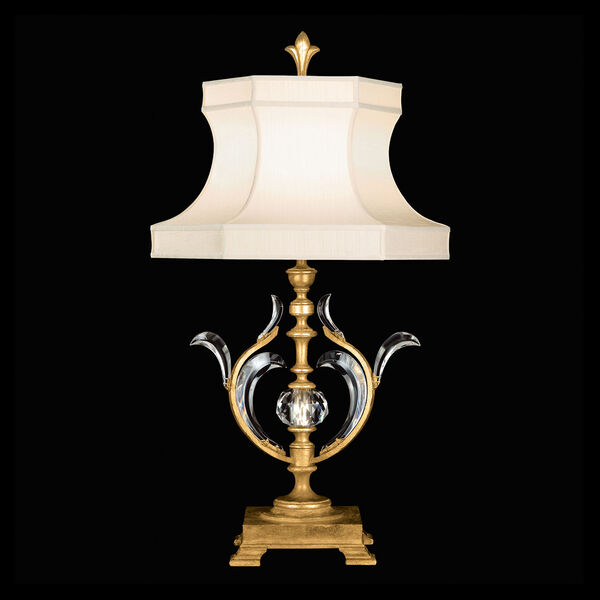 Beveled Arcs Gold 21-Inch One-Light Table Lamp, image 1