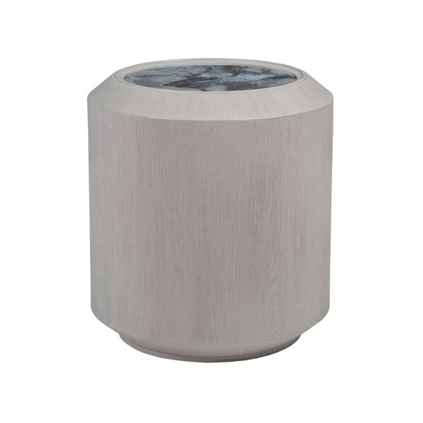 Signature Designs Gray Metaphor Round End Table, image 1