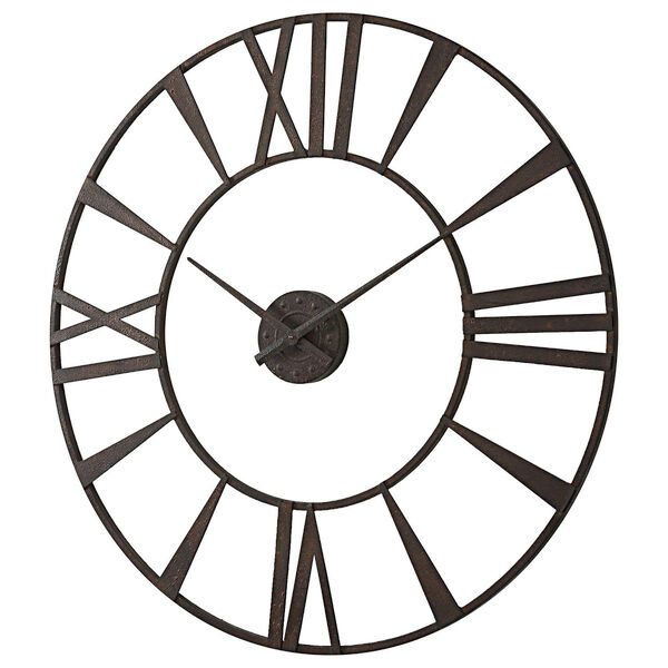 Storehouse Textured Rust Bronze Wall Clock, image 1