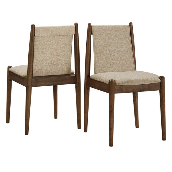 Luka Walnut and Cocoa Dining Chair, Set of Two, image 6
