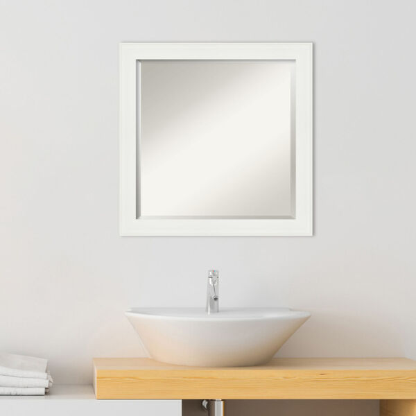 White 23W X 23H-Inch Bathroom Vanity Wall Mirror, image 3