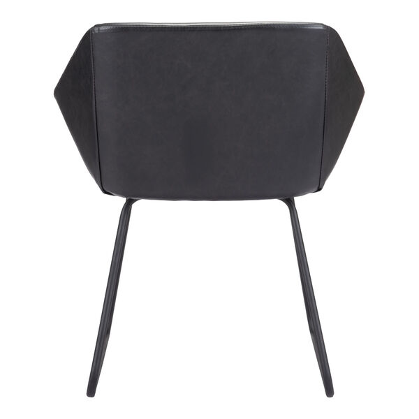Miguel Matte Black Dining Chair, image 4