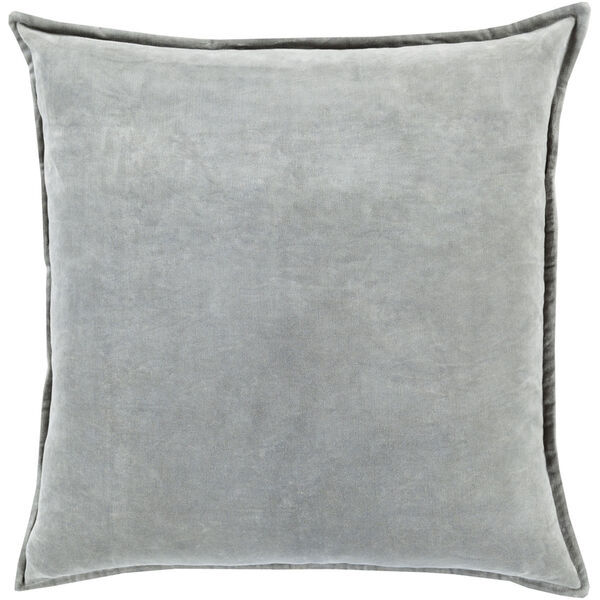 Loring Velvet Seafoam 18-Inch Pillow with Poly Fill, image 1
