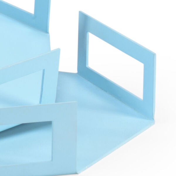 Blue Octagon Trays, image 2
