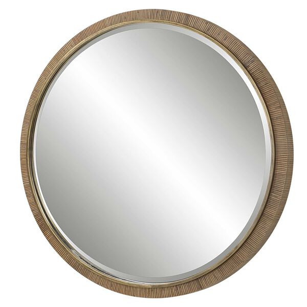 Paradise Natural 39 x 39-Inch Round Wall Mirror, image 6