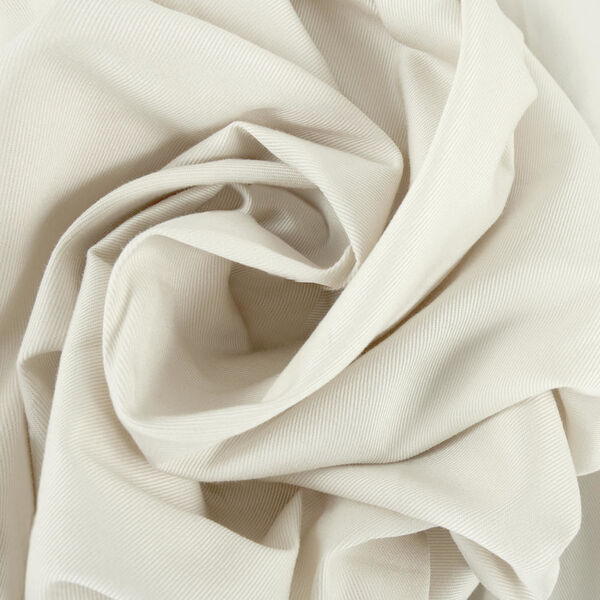 Ivory Solid Cotton Pleated Curtain Single Panel, image 6