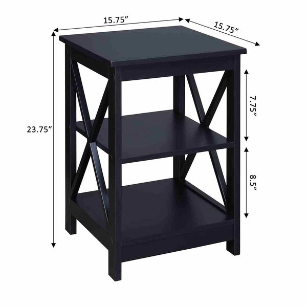 Oxford Black End Table, image 2