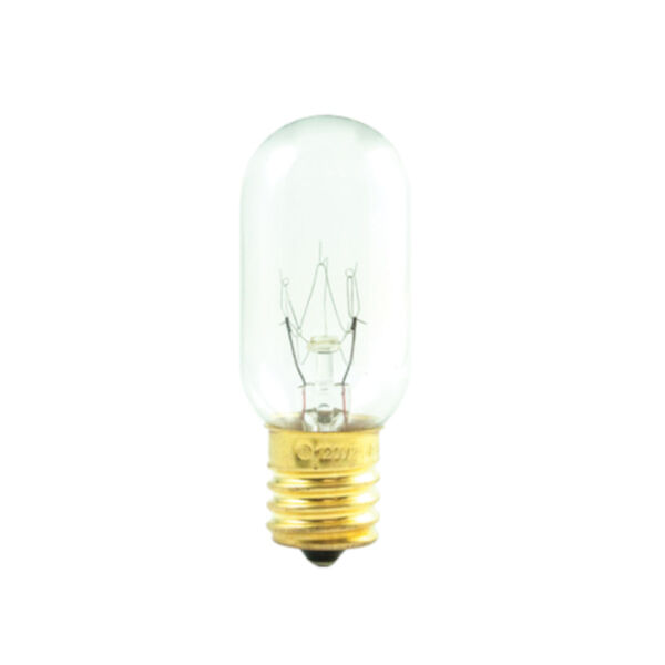 Pack of 25 Clear Incandescent T8 Intermediate Base Warm White 200 Lumens Light Bulbs, image 1