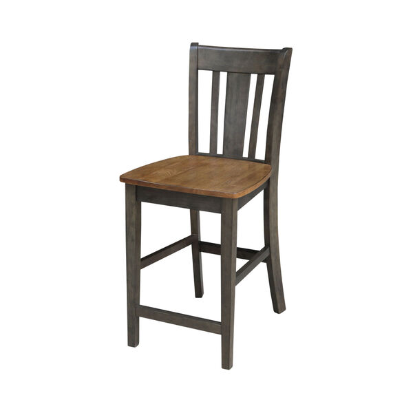 San Remo Hickory and Washed Coal Counterheight Stool, image 1