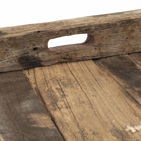 Carson Brown Large Reclaimed Wood Tray, image 5