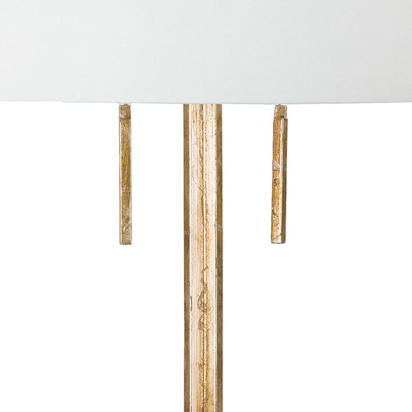 Le Chic Gold Two-Light Table Lamp, image 4