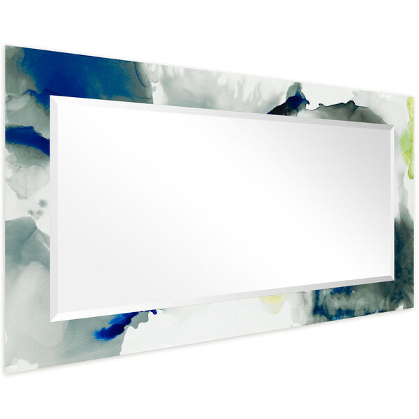 Ephemeral Blue 54 x 28-Inch Rectangular Beveled Wall Mirror, image 4