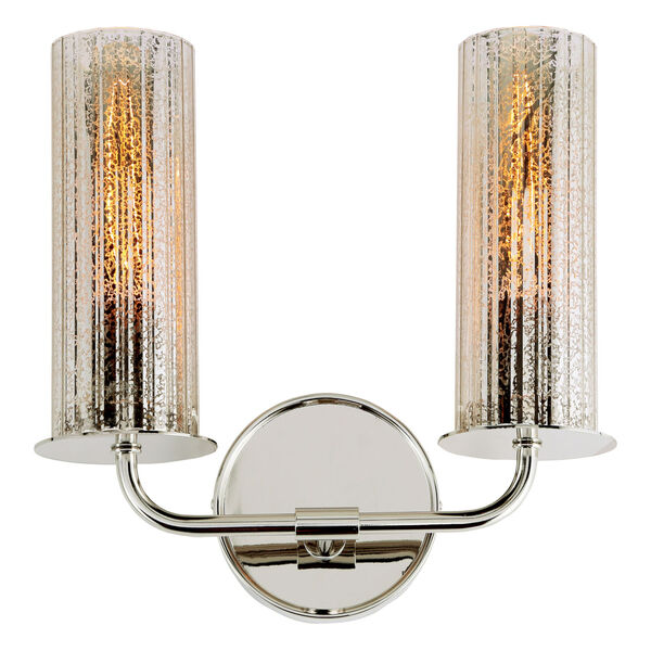 Fremont Polished Nickel Two-Light Wall Sconce, image 1