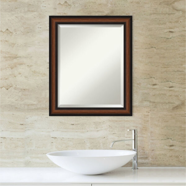 Yale Walnut 19W X 23H-Inch Bathroom Vanity Wall Mirror, image 5