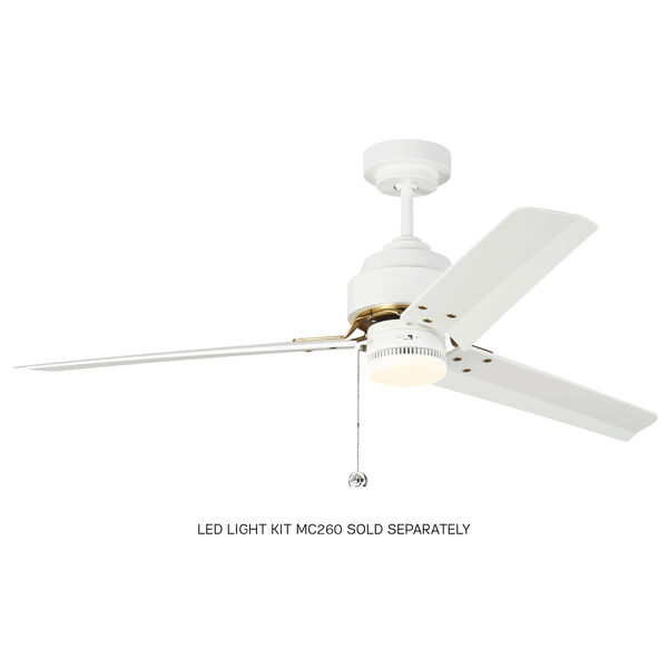 Arcade Matte White 54-Inch Ceiling Fan, image 6