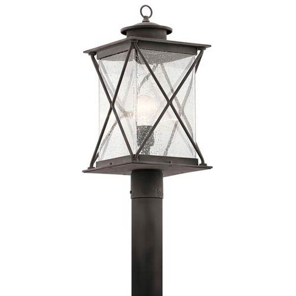 Lincoln Weathered Zinc One-Light Outdoor Post Light, image 1