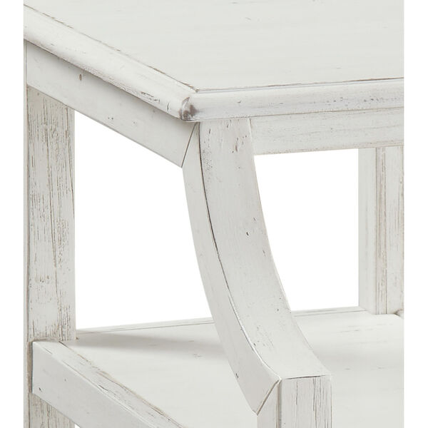 Chairside White End Table, image 4