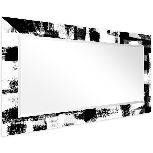 Jam Session Black 54 x 28-Inch Rectangular Beveled Wall Mirror, image 4