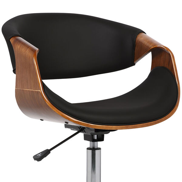 Geneva Chrome Black Office Chair, image 5