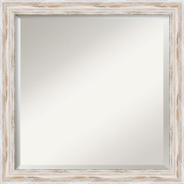 Alexandria White 23-Inch Bathroom Wall Mirror, image 1