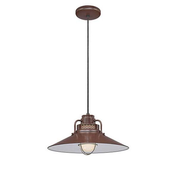 R Series Architectural Bronze 18-Inch Outdoor Cord Pendant, image 1