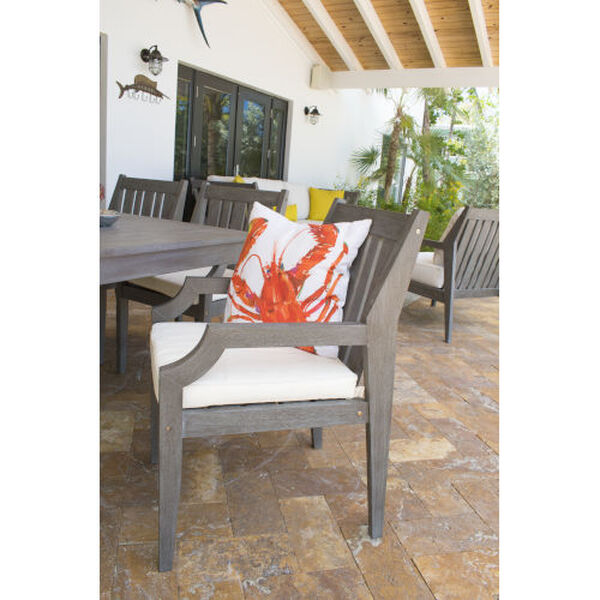 Poolside Standard Outdoor Dining Arm Chair, Set of Two, image 5