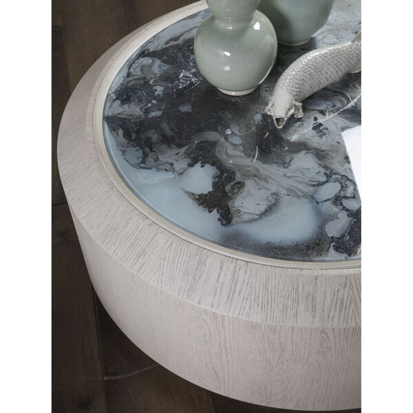 Signature Designs Gray Metaphor Round Cocktail Table, image 2