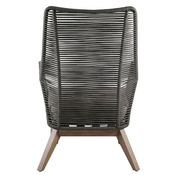 Explorer Marco Polo Lounge Chair in Eucalyptus Wood and Mixed Grey, image 2