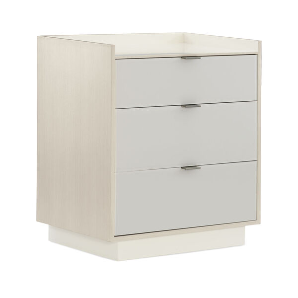 Modern Expressions Ash Taupe, Winter Haze and Delicate Gray Nightstand, image 1