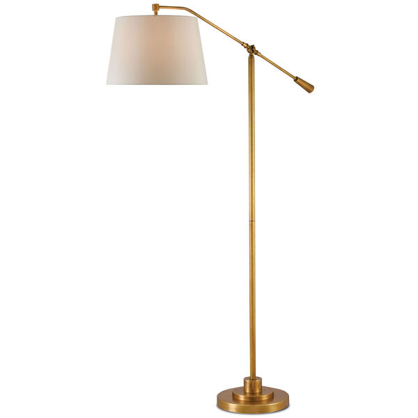 Maxstoke Antique Brass One-Light Floor Lamp, image 2