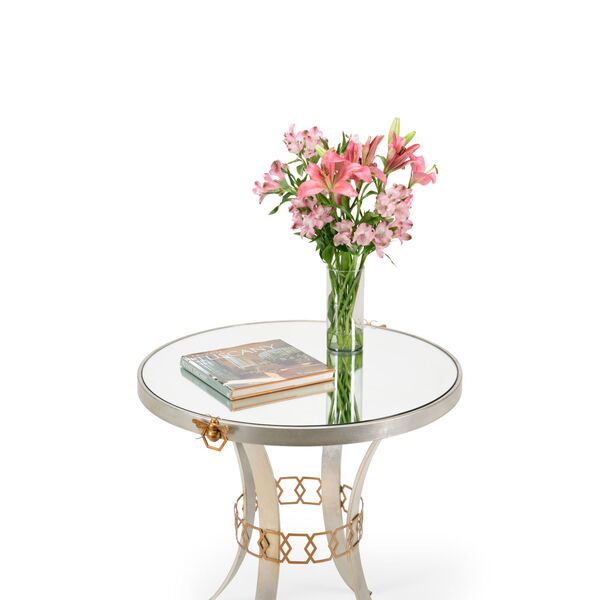 Shayla Copas Silver and Gold Side Table, image 2