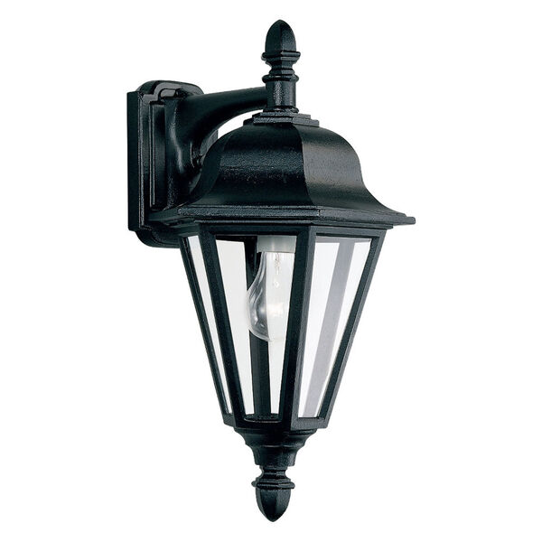 Classic Cast Outdoor Down Black Wall Mount, image 1