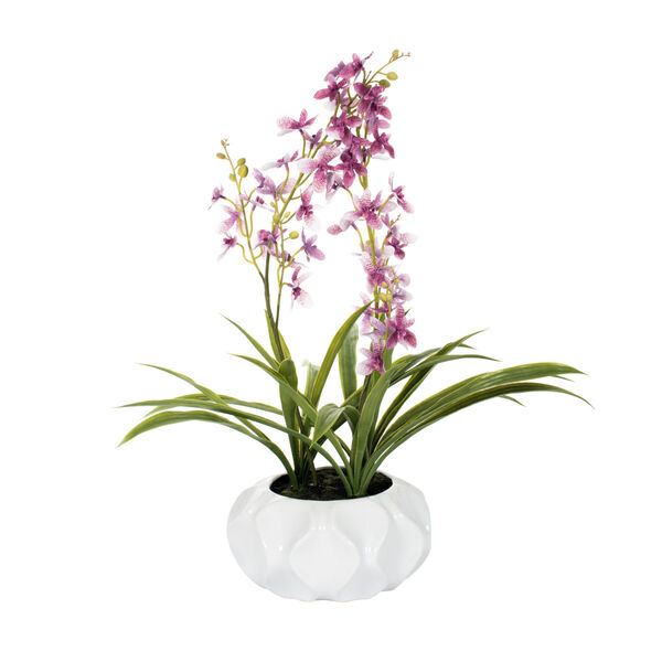 Purple Lavender Orchid Floral Arrangement, image 1