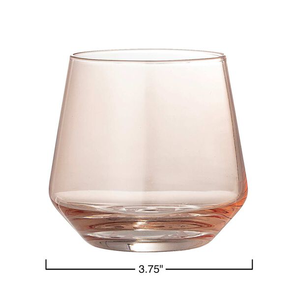 Blush Round Drinking Glass, Set of 4, image 3