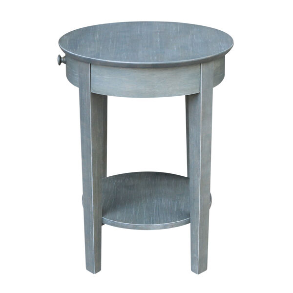 Phillips  Heather Grey 21-Inch  Accent Table with Drawer, image 4