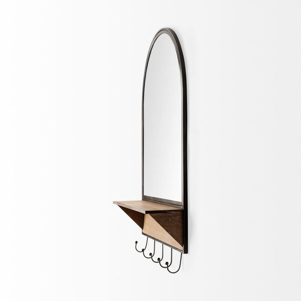 Neville Brown Arch Wood Wall Mirror, image 4