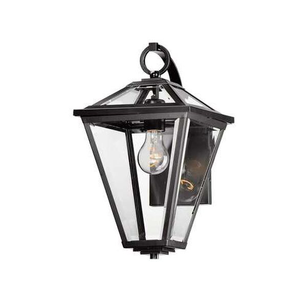 Prism Black 16-Inch One-Light Outdoor Wall Sconce, image 1