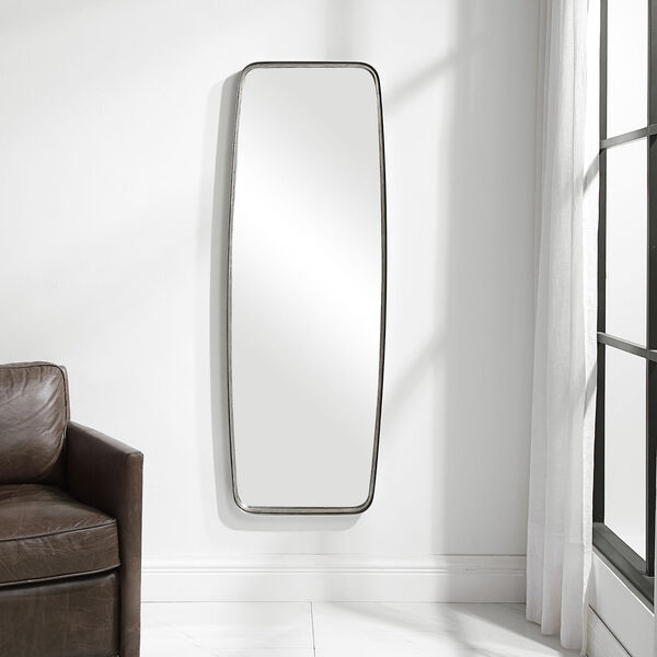 Linden Antique Silver Full Length Oblong Wall Mirror, image 4
