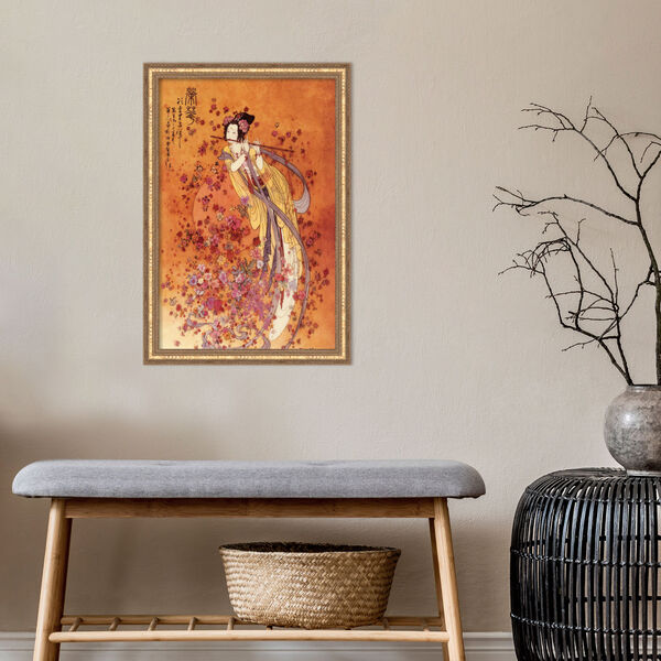 Chinese Gold Goddess of Prosperity 18 x 26 Inch Wall Art, image 4