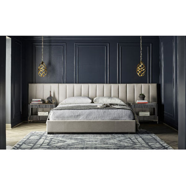 Nina Magon Sunday Cafe Upholstery Queen Bed With Wall Panel, image 1