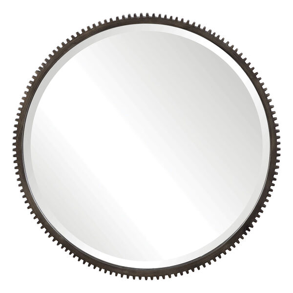 Werner Bronze Round Gear Mirror, image 2