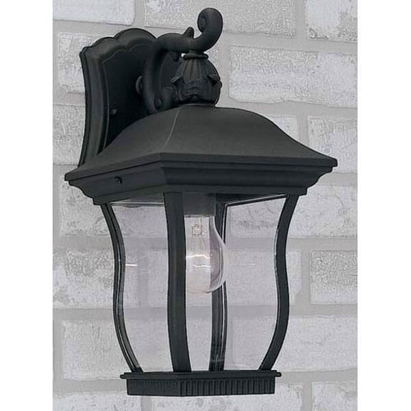 Chelsea Black One-Light Outdoor Wall Mounted Light, image 1