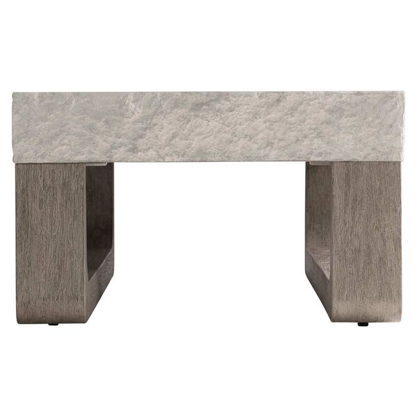 Bristol Sand Gray Weathered Teak Outdoor Cocktail Table, image 5