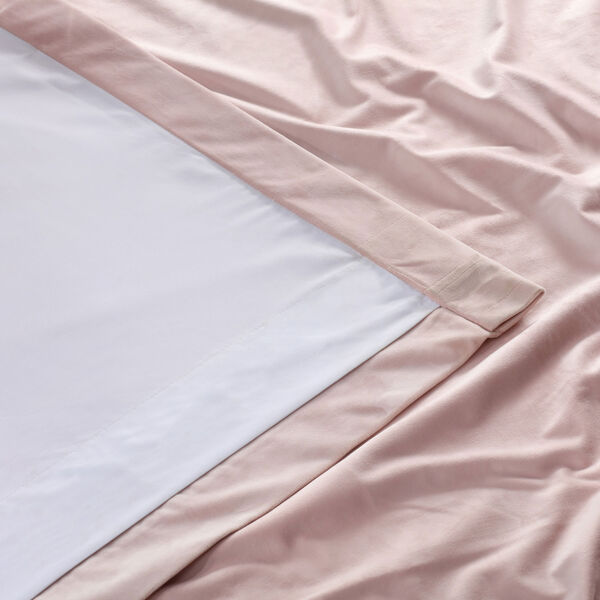 Pink 108 x 50 In. Plush Velvet Curtain Single Panel, image 8
