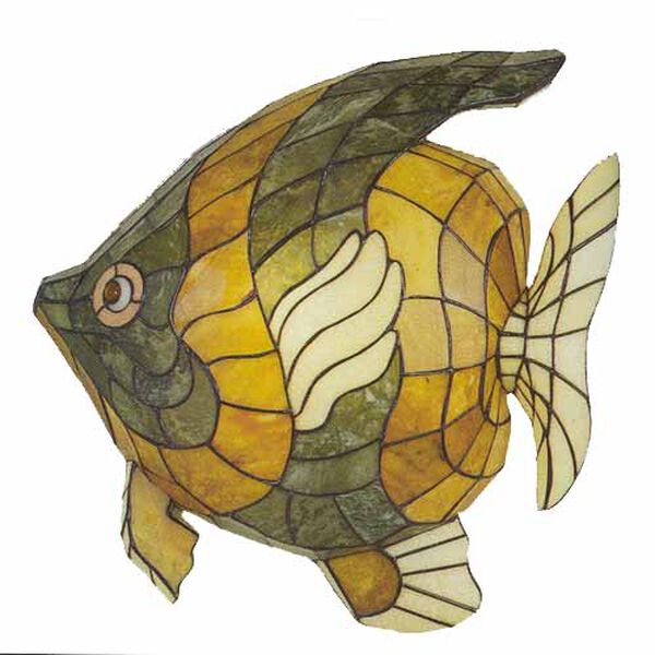 Tiffany Fish Wall Sconce, image 1